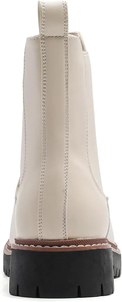 Women’s Chelsea Boots with Lug Sole Ankle Booties