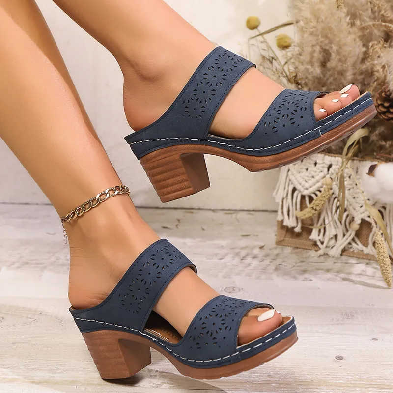 Women's Comfortable Slip-on Wedge Sandals（50% OFF）
