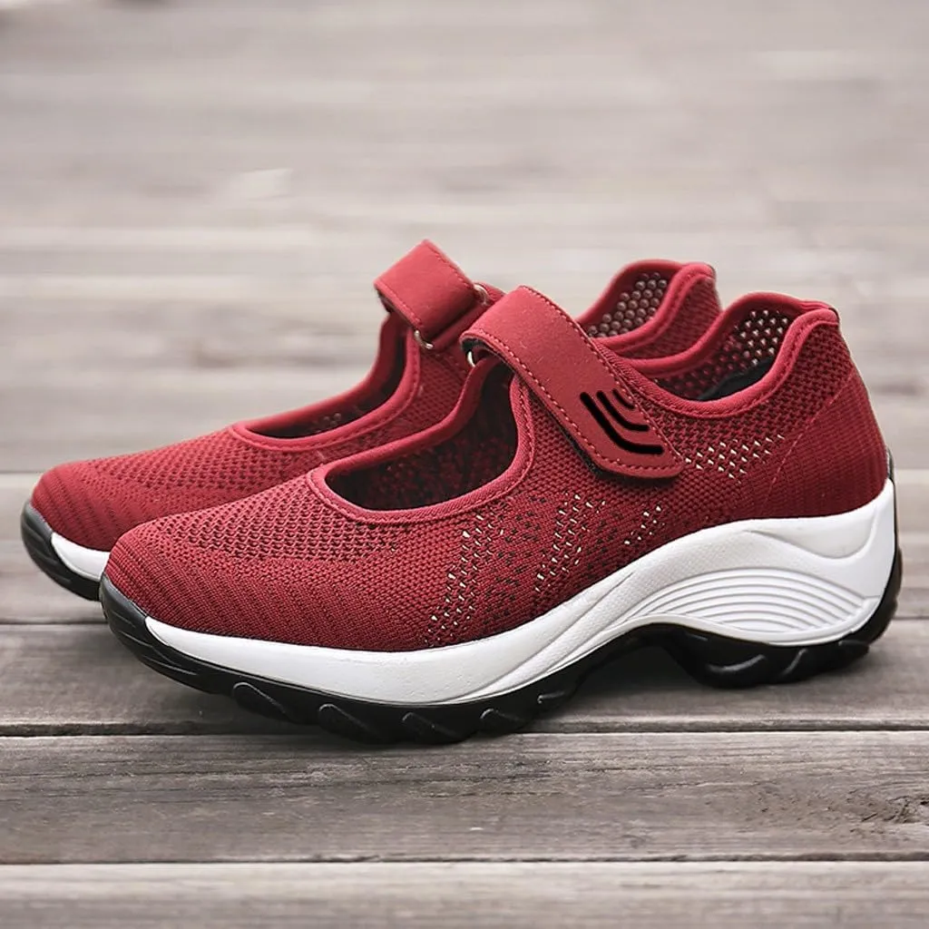 Women's Fashion Sneaker Mesh Slip On Black Non Slip Shoes for Women Comfortable Orange Tennis Shoes for Women Black Loafers Shoes Women Leather Sneakers
