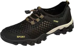 Women's Fashion Sneaker Mesh Slip On Black Non Slip Shoes for Women Comfortable Shoes Men Casual Casual Loafers for Women Men's White Sneakers