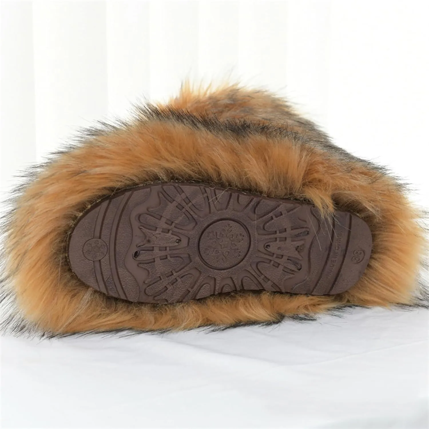 Women's Faux fur Boot Warm Comfortable Outdoor Flat Shoes Furry Fluffy Short Snow 2025 Boot Mid-Calf Boots