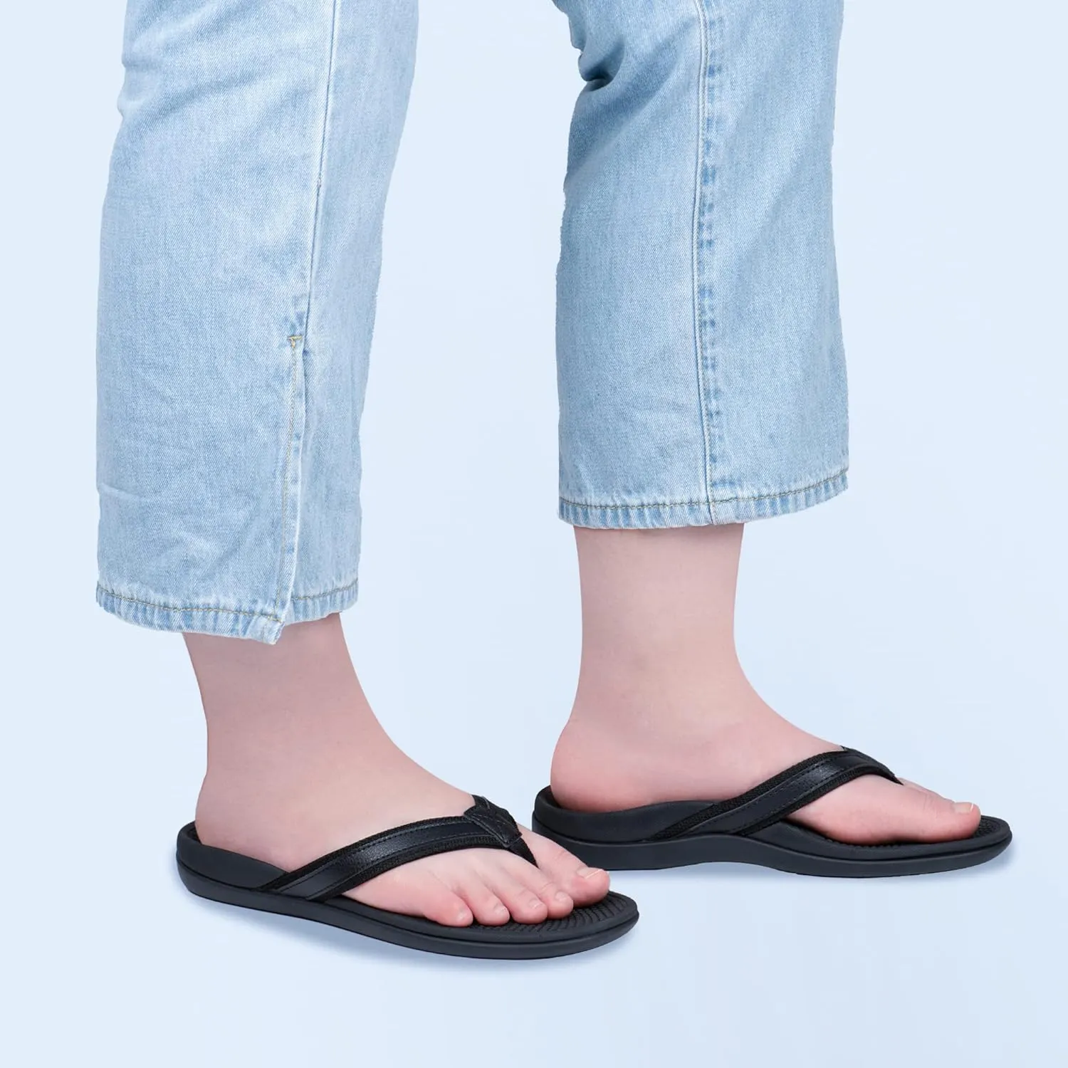 Women's Flip flops Orthotic Arch Support Sandals, Recovery Supportive Flip flop Slides for Plantar Fasciitis Heel Spur Flat Feet Pain Relief, Non-Slip Sandal Comfort Walking