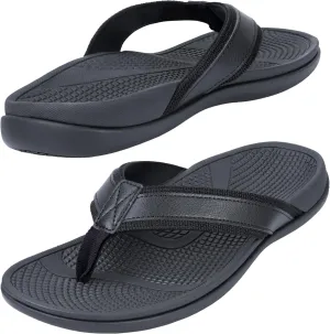 Women's Flip flops Orthotic Arch Support Sandals, Recovery Supportive Flip flop Slides for Plantar Fasciitis Heel Spur Flat Feet Pain Relief, Non-Slip Sandal Comfort Walking