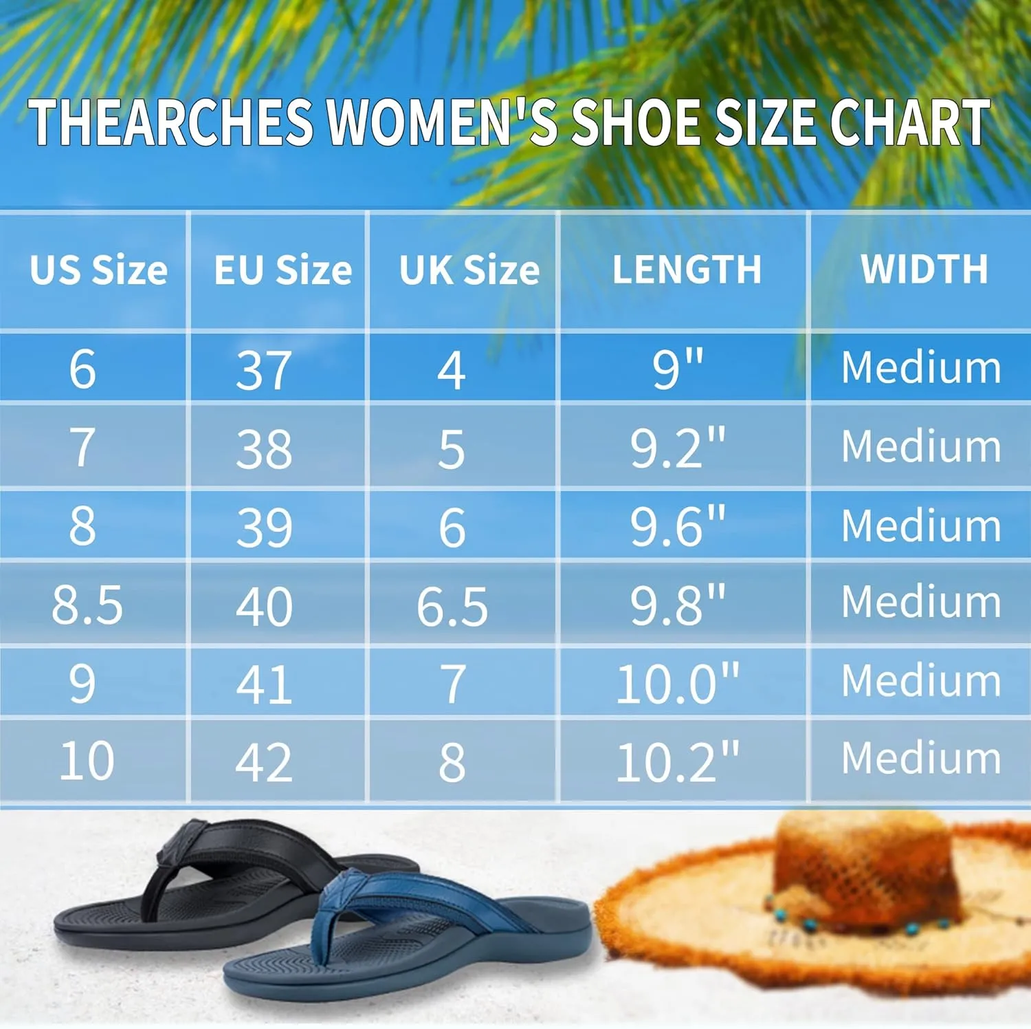 Women's Flip flops Orthotic Arch Support Sandals, Recovery Supportive Flip flop Slides for Plantar Fasciitis Heel Spur Flat Feet Pain Relief, Non-Slip Sandal Comfort Walking