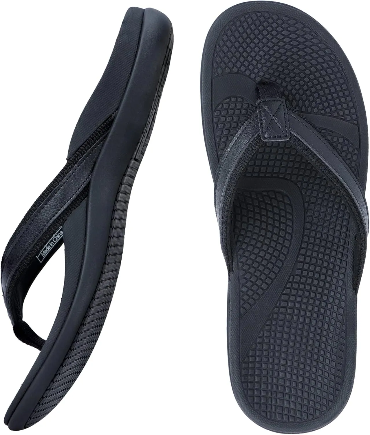 Women's Flip flops Orthotic Arch Support Sandals, Recovery Supportive Flip flop Slides for Plantar Fasciitis Heel Spur Flat Feet Pain Relief, Non-Slip Sandal Comfort Walking