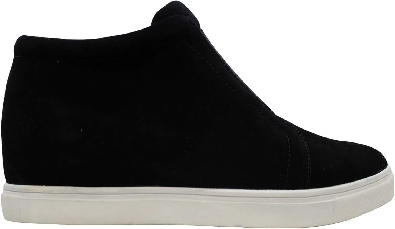 Womens Glady Suede Lifestyle High Top Sneakers Black 7 Medium (B,M)