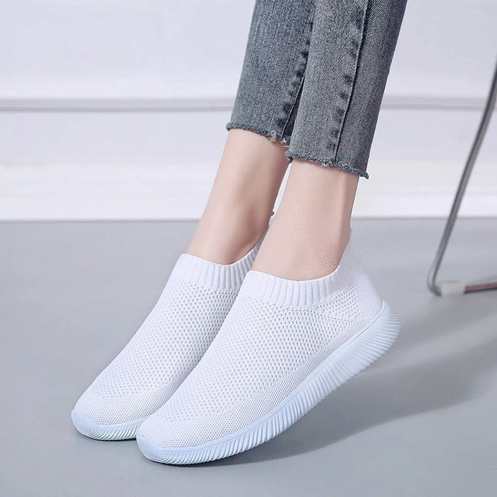 Womens Ladies Walking Running Shoes Slip On Lightweight Running Shoes for Men Wide Women Shoes Casual Waterproof Sneakers Red Tennis Shoe Trainers Shoe