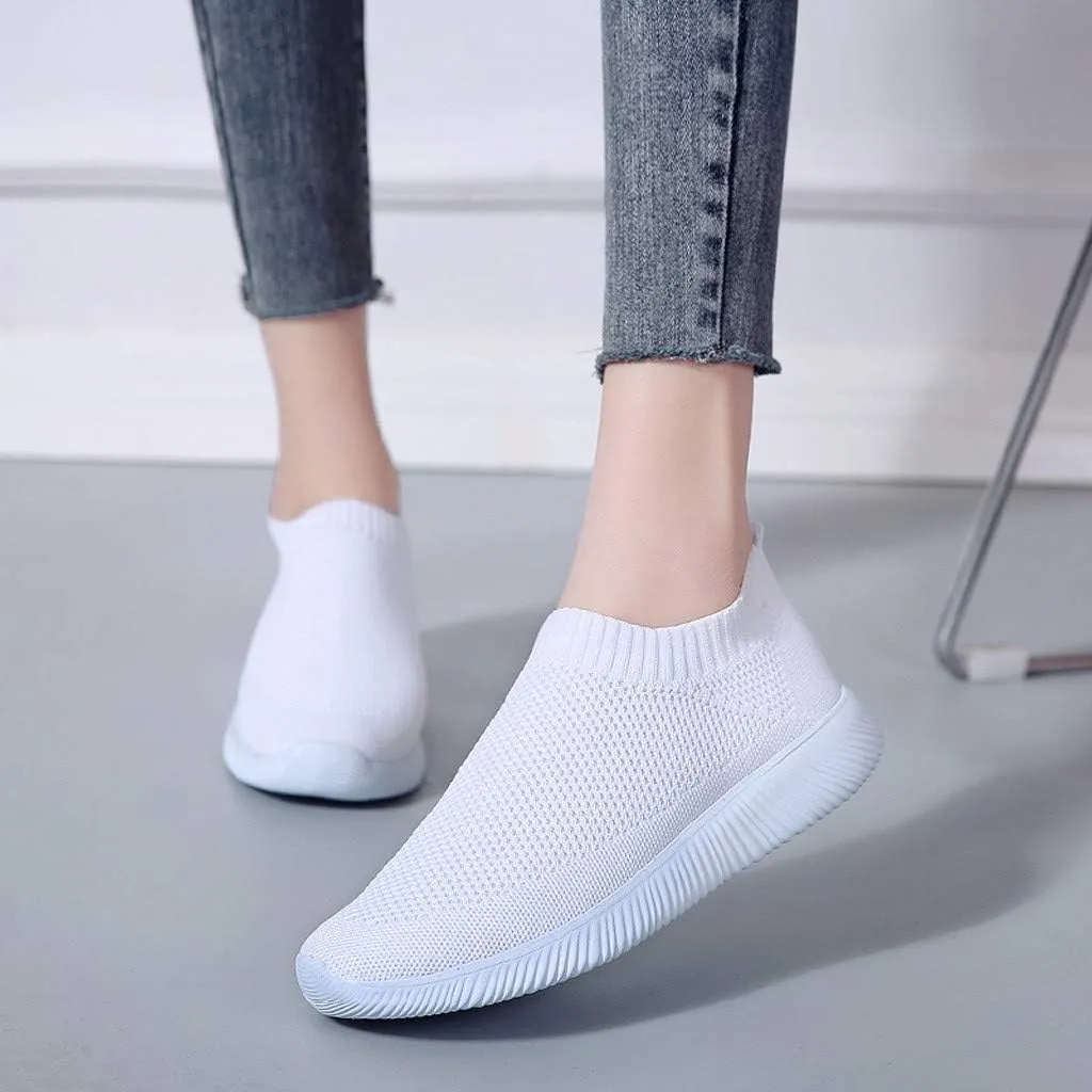 Womens Ladies Walking Running Shoes Slip On Lightweight Running Shoes for Men Wide Women Shoes Casual Waterproof Sneakers Red Tennis Shoe Trainers Shoe