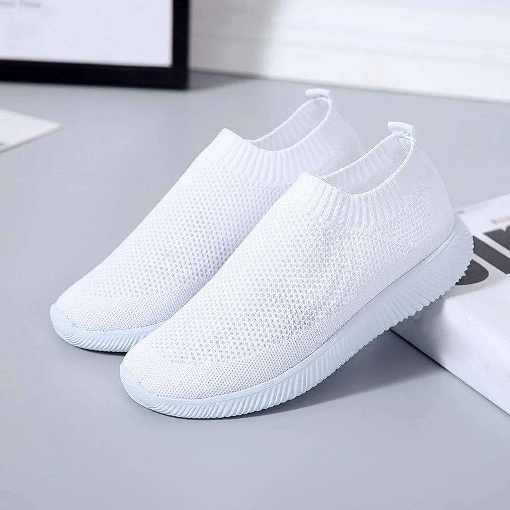 Womens Ladies Walking Running Shoes Slip On Lightweight Running Shoes for Men Wide Women Shoes Casual Waterproof Sneakers Red Tennis Shoe Trainers Shoe