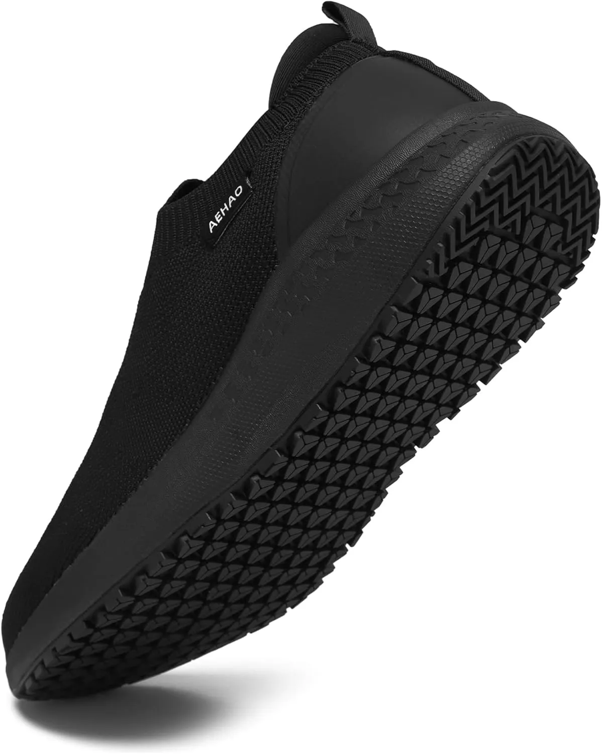 Women's Non Slip Work Shoes Food Service Waterproof Slip-Resistant Chef Shoe for Kitchen Restaurant Hospital Staff Lightweight Walking Sneakers with Easy-Clean Slip-On Design