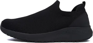 Women's Non Slip Work Shoes Food Service Waterproof Slip-Resistant Chef Shoe for Kitchen Restaurant Hospital Staff Lightweight Walking Sneakers with Easy-Clean Slip-On Design