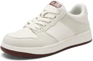 Womens Retro Sneakers, Comfortable Walking Shoes, Non-Slip Casual Tennis Shoes for Running Travel Work