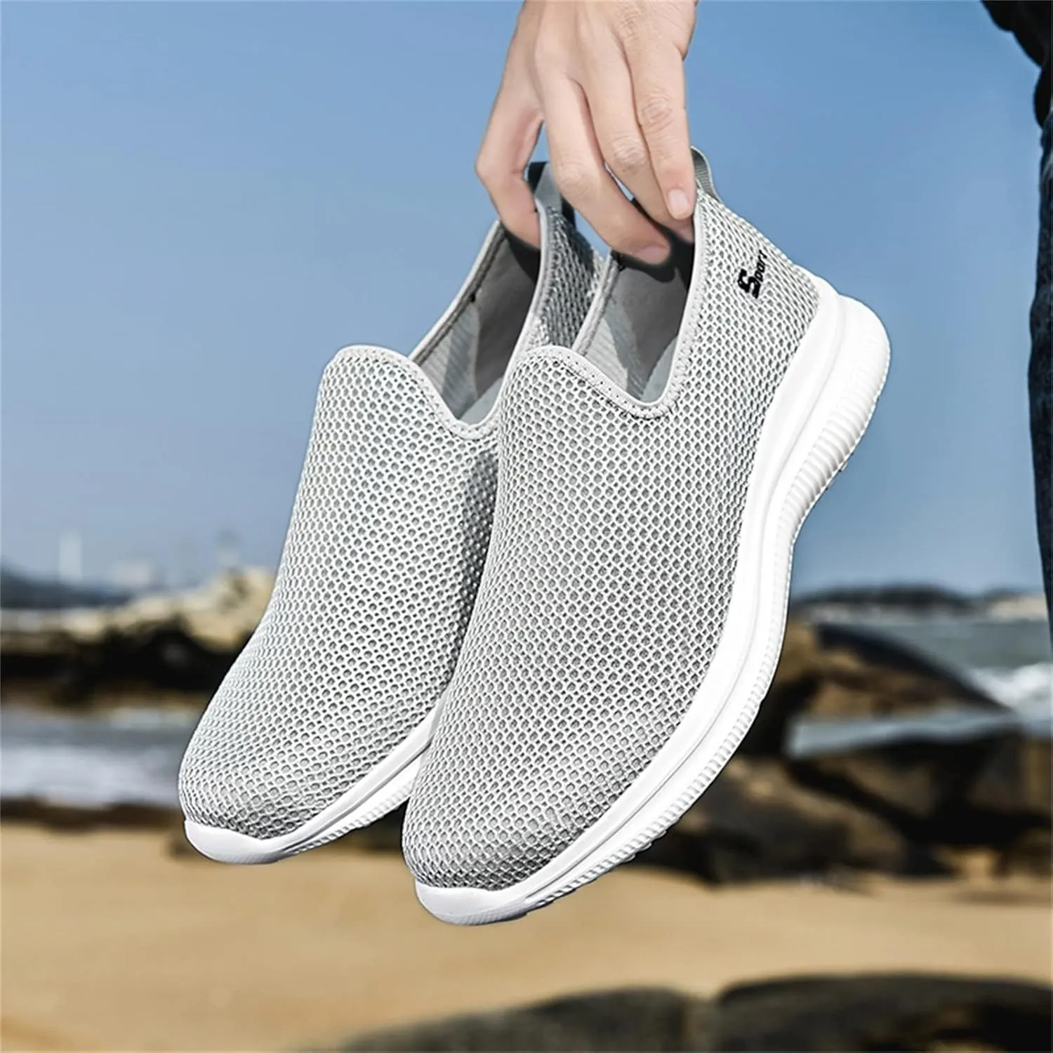 Women's Slip on Shoes Canvas Sneakers Loafers Non Slip Mens Casual Shoes Lether Women's Casual Shoes Fashion Sneakers Waterproof Tennis Shoe Trainers Shoe