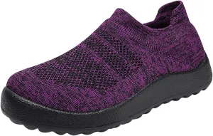 Womens Slip on Walking Shoes Comfort Lightweight Running Shoes for Men Casual Business Casual Shoes Black Sneakers Platform Tennis Shoe Loafers Shoe