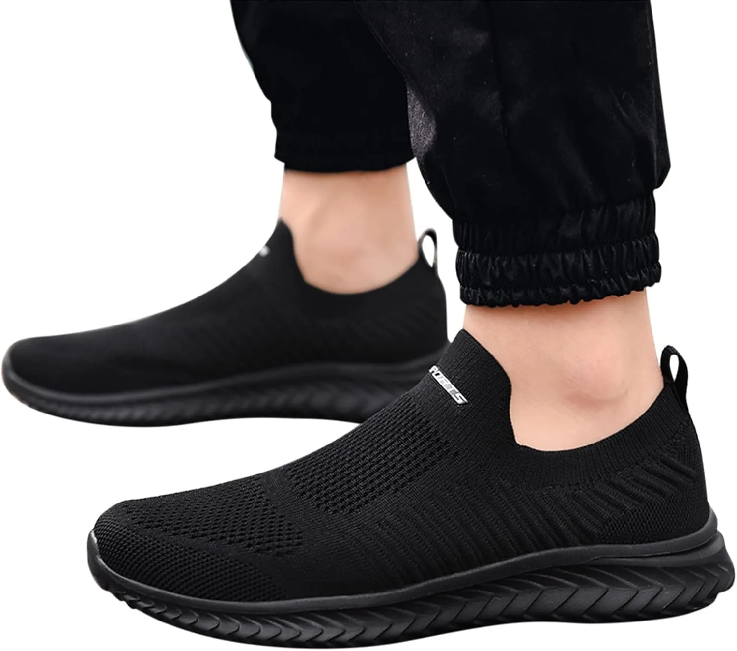 Womens Slip On Walking Shoes Lightweight Breathable Non Slip Tennis Shoes Womens Winter Men's Shoes Casual Women's Fashion Sneakers Black Tennis Shoe White Loafers