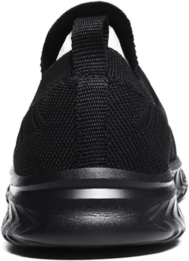 Womens Slip On Walking Shoes Lightweight Breathable Non Slip Tennis Shoes Womens Winter Men's Shoes Casual Women's Fashion Sneakers Black Tennis Shoe White Loafers