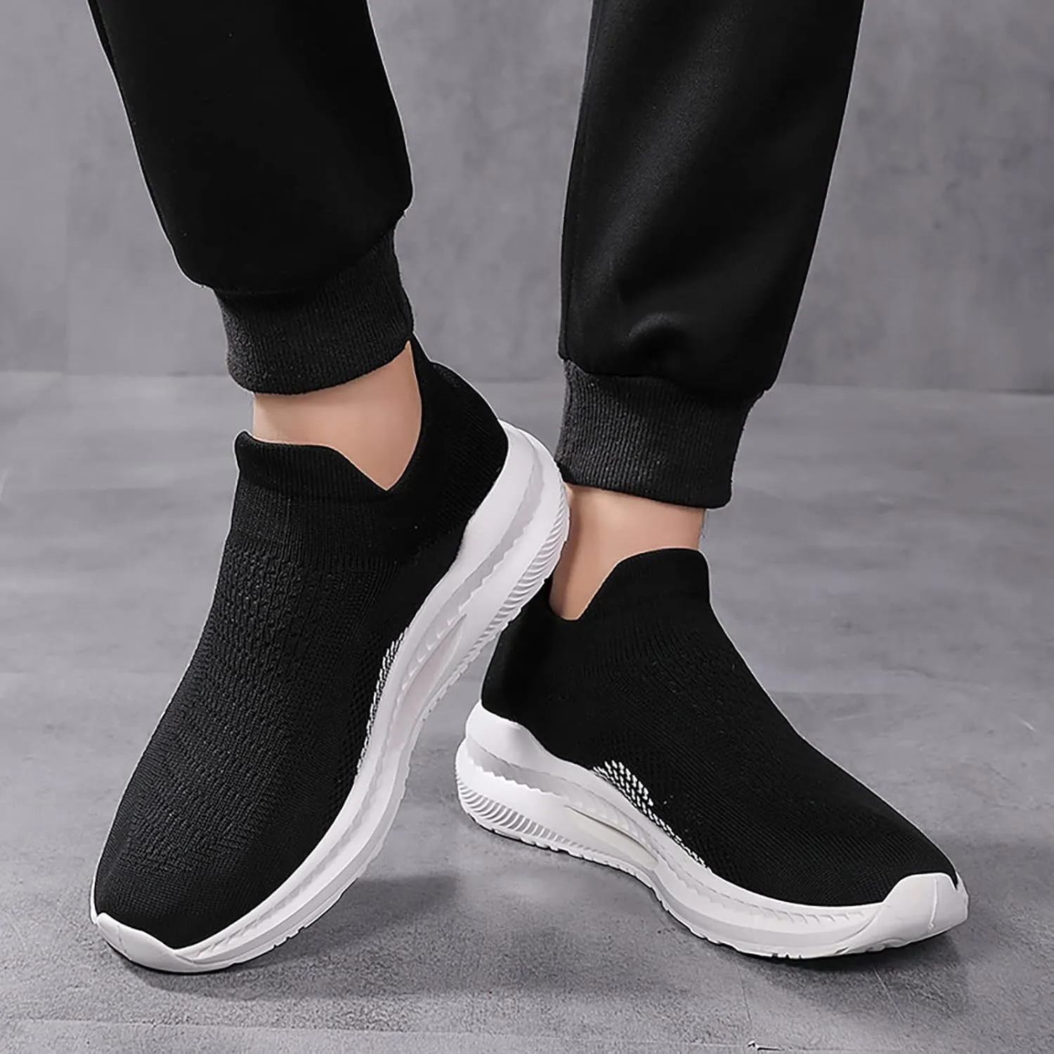 Womens Sneakers 7.5 2023 Slip On Shoes Women Winter Womens Slip On Sneakers with Arch Support Wide Toe Box Gym Shoes Women Zapatos para Juanetes De Mujer Adulta