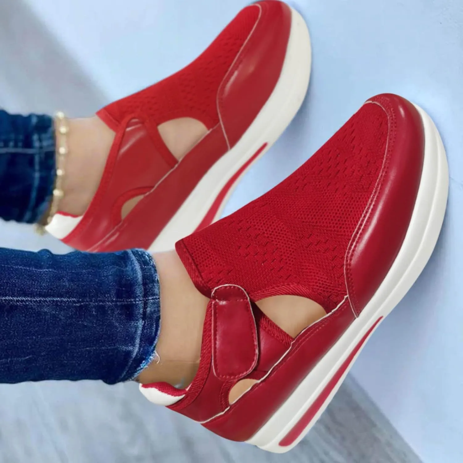 Womens Sneakers Size 6 Slip Ons Tenis De Trabajo para Mujer Antideslizante Negros Womens Slip On Shoes Wide Width Size 9 Black Tennis Shoes Women Slip Ons Women's Hiking Shoes Wide Width
