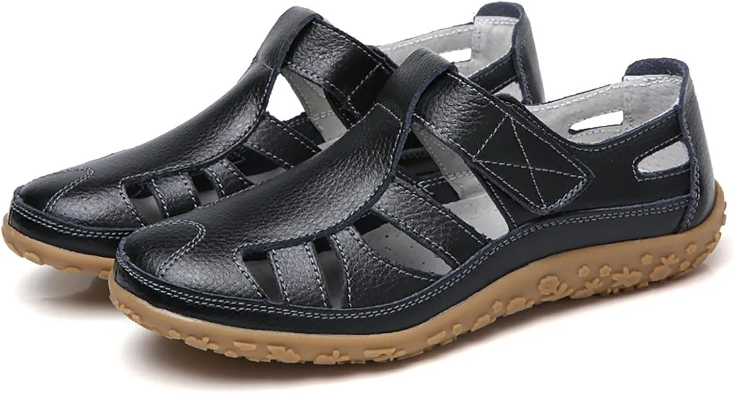 Womens Summer Sandals Tennis Shoes Flat Bottom Sneakers for Women Wide with Loafers for Women Dressy Black Non Slip Work Shoes Breathable Lightweight