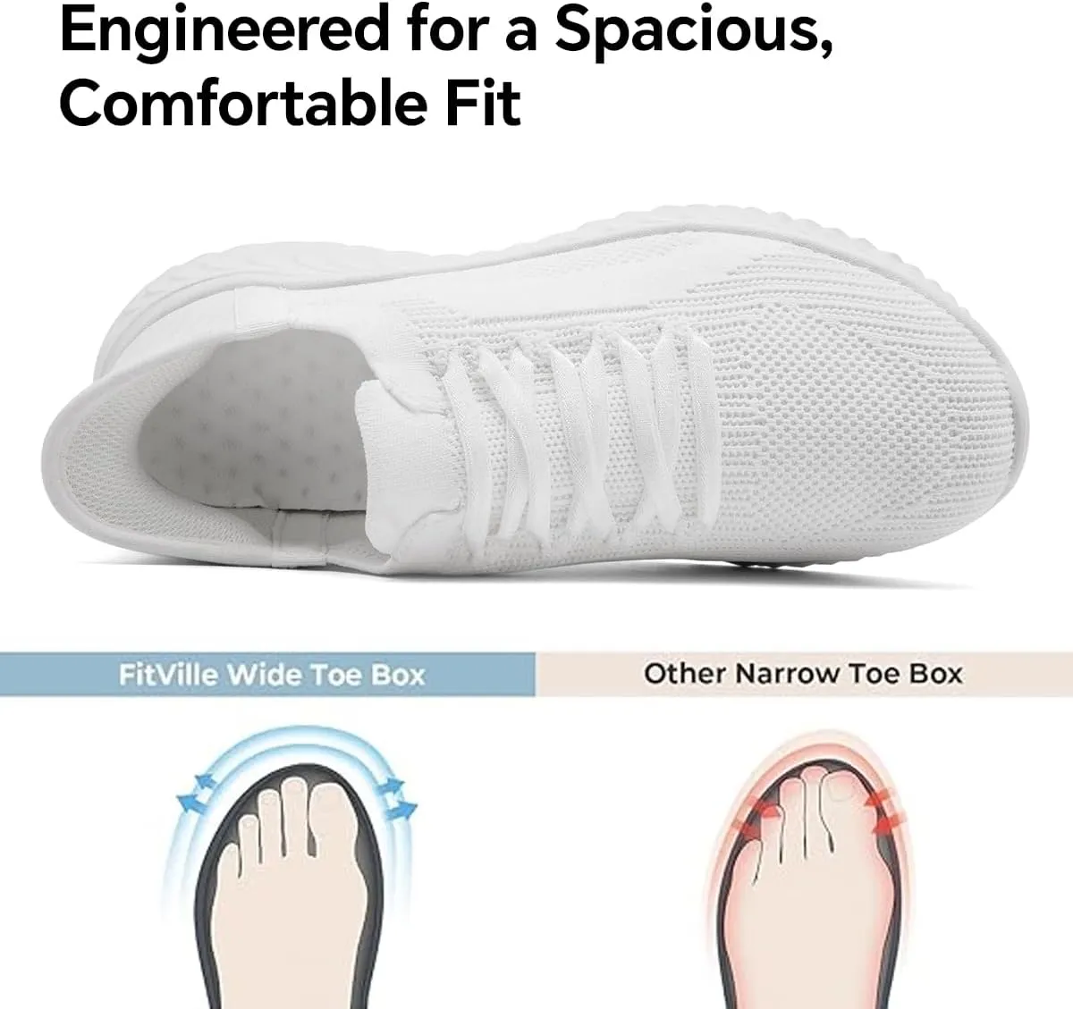 Women's Walking Shoes Casual Tennis Slip On Sneakers Lightweight Comfortable Fashion Shoes for Women