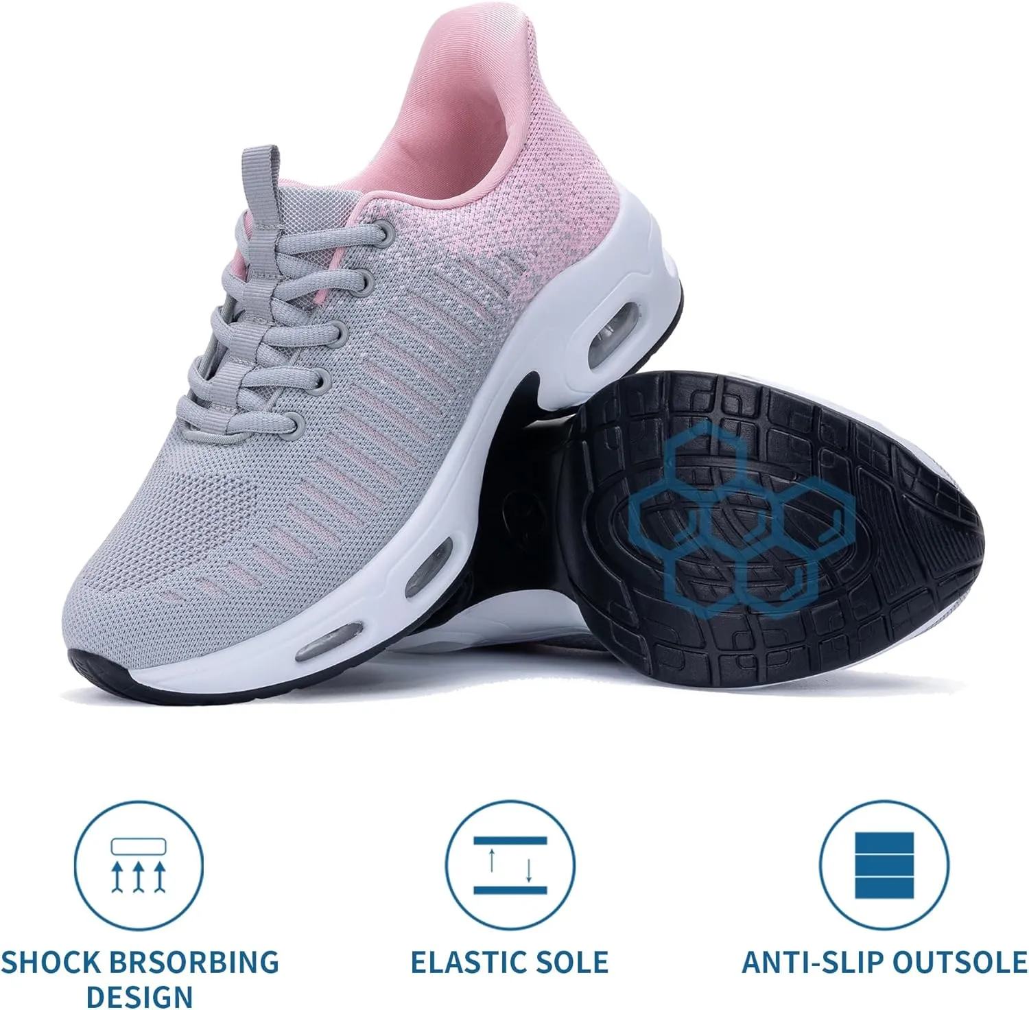 Women's Walking Shoes | Slip On | Fashion Sneakers | Running Tennis Shoes US 6-11