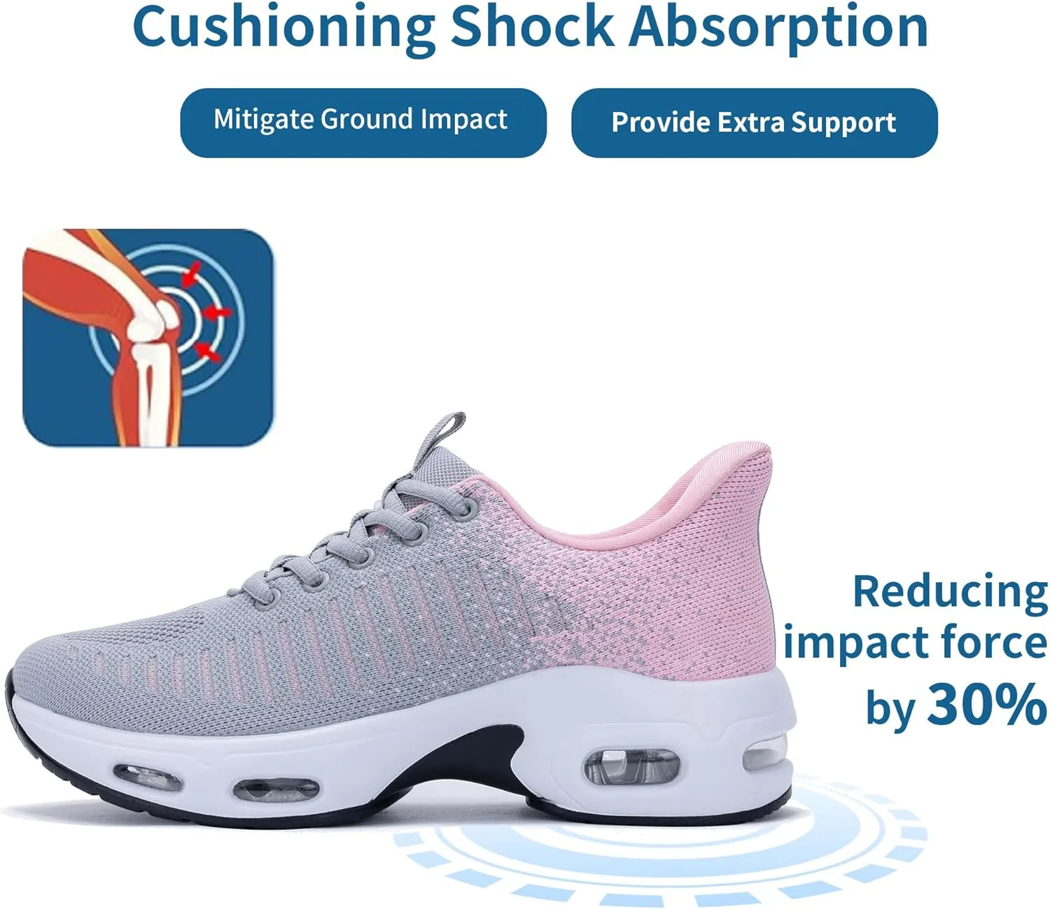 Women's Walking Shoes | Slip On | Fashion Sneakers | Running Tennis Shoes US 6-11