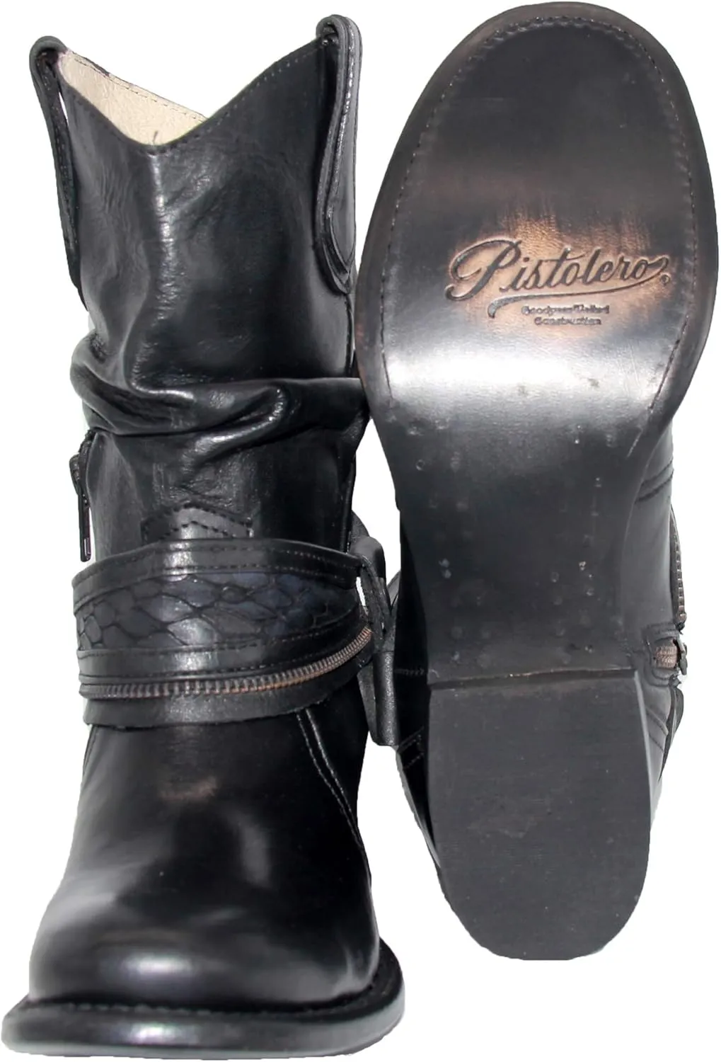 Womens Western Cowboy Cowgirl Leather Boot