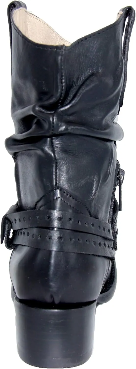 Womens Western Cowboy Cowgirl Leather Boot