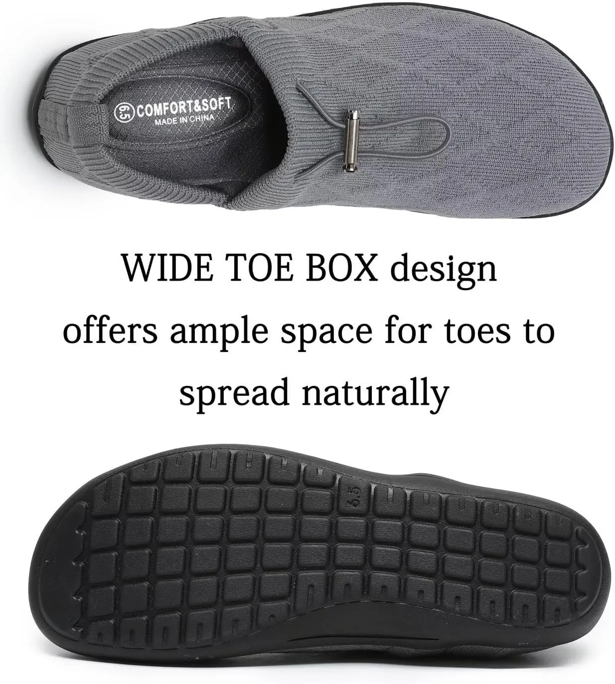 Women's Wide Toe Barefoot Minimalist Walking Shoes Comfortable Tennis Gym Athletic Flats Slip-on Sneakers