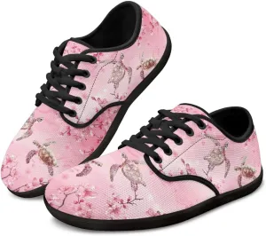 Women's Wide Toe Box Barefoot Shoes Zero Drop Lightweight Sneakers Breathable Casual Walking Work Footwear