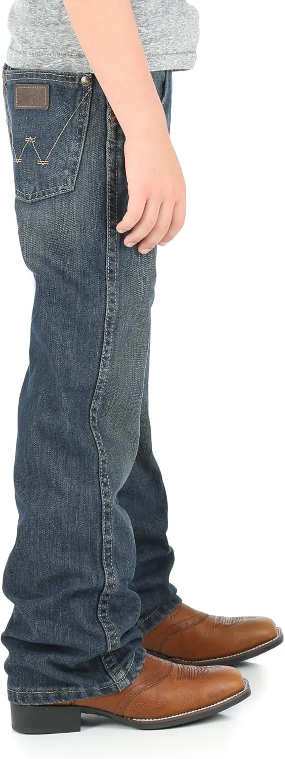 Wrangler Boys' Retro Relaxed Fit Boot Cut Jeans