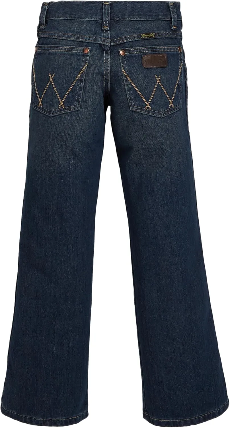 Wrangler Boys' Retro Relaxed Fit Boot Cut Jeans