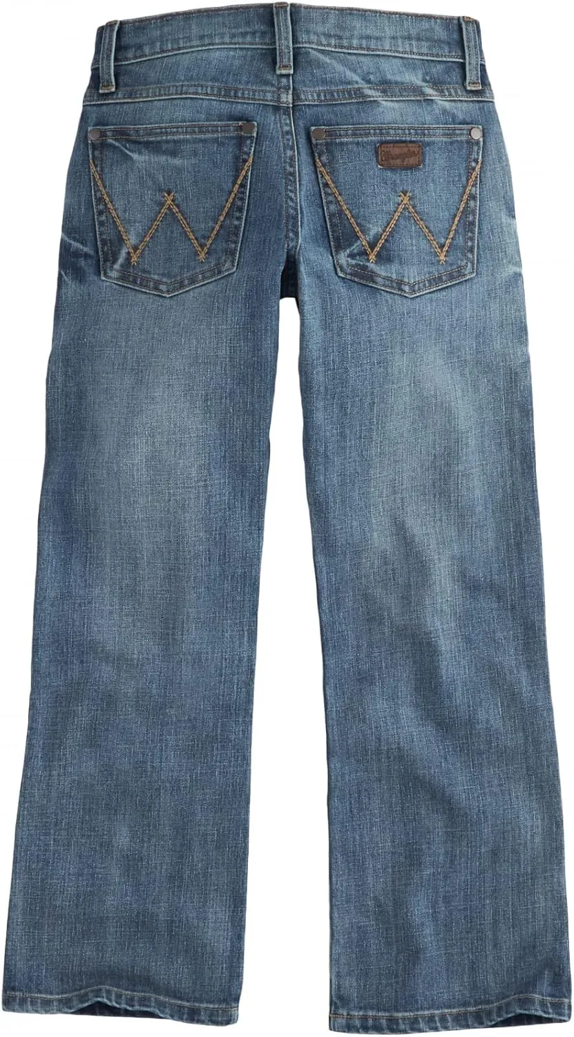 Wrangler Boys' Retro Relaxed Fit Boot Cut Jeans