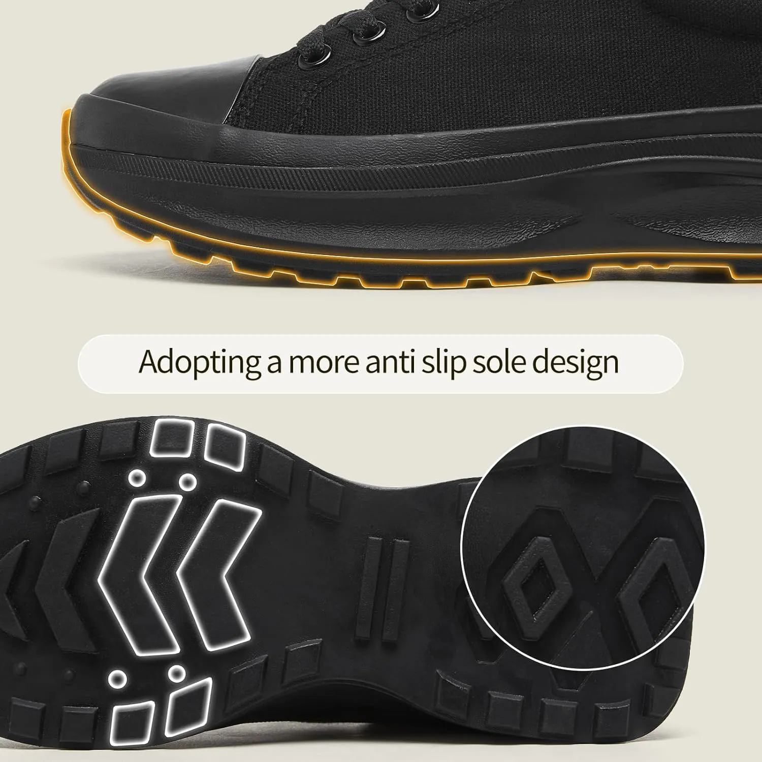 yageyan Platform Sneakers for Women Black Sneakers Canvas Shoes for Women White Tennis Shoes Classic Casual Comfortable