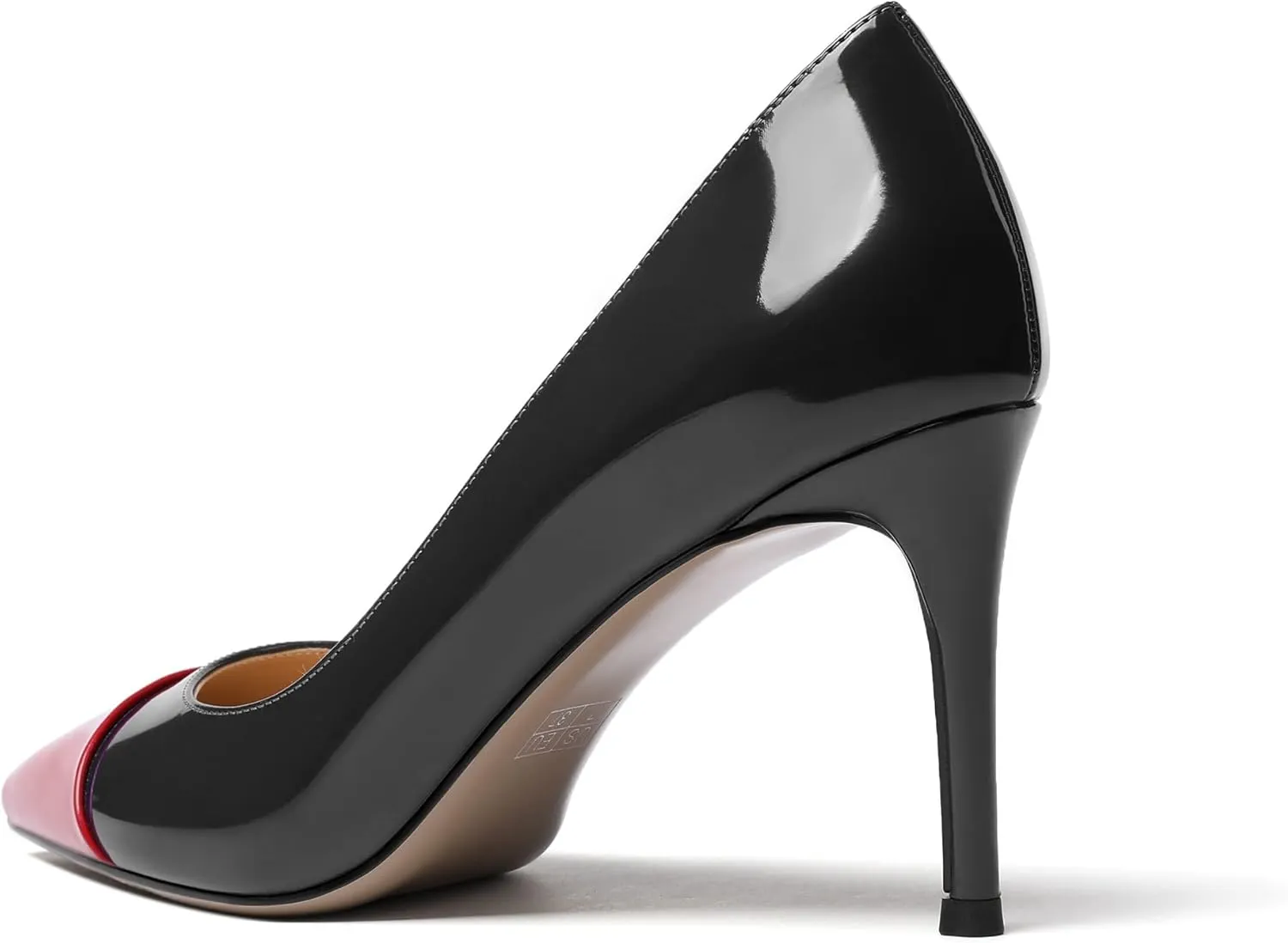 Zamikoo Women's Pointed Toe Classic Pumps Slip On Stiletto Heel Dress Shoes 85mm